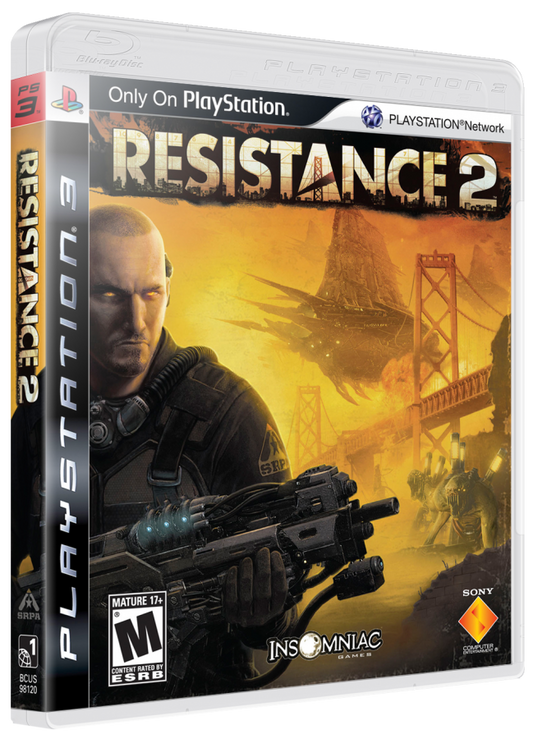 Resistance 2 cover art for PlayStation 3 (PS3) video game