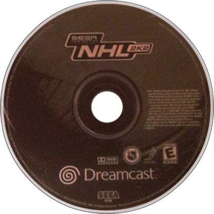 NHL 2K2 disc art for Sega Dreamcast (DC) video game