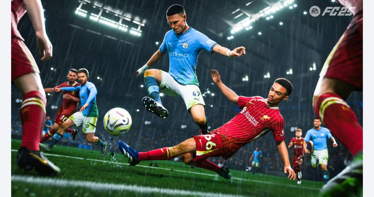 EA Sports FC 25 PlayStation 5 PS5 for soccer sports video game fans featuring realistic football matches licensed clubs and players career mode Ultimate Team gameplay tactical options skill moves passing shooting goalkeeping competitive multiplayer and immersive next generation soccer action collectible gaming appeal gameplay
