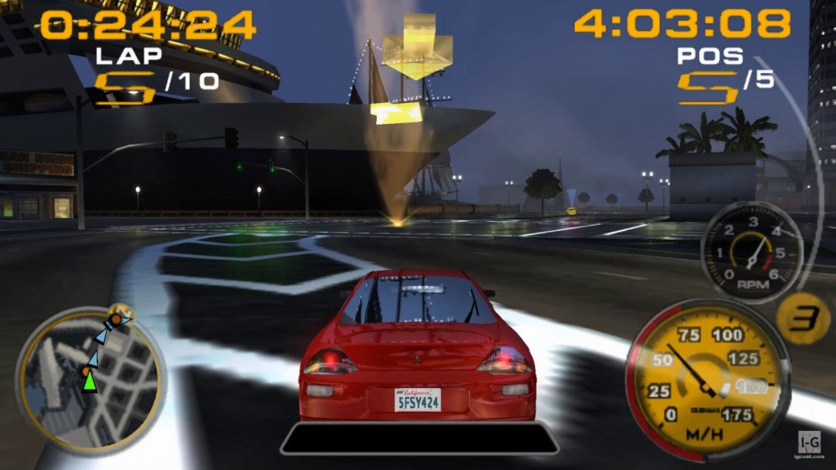 Midnight Club 3 DUB Edition Remix Greatest Hits treet racing game for PlayStation 2 gameplay