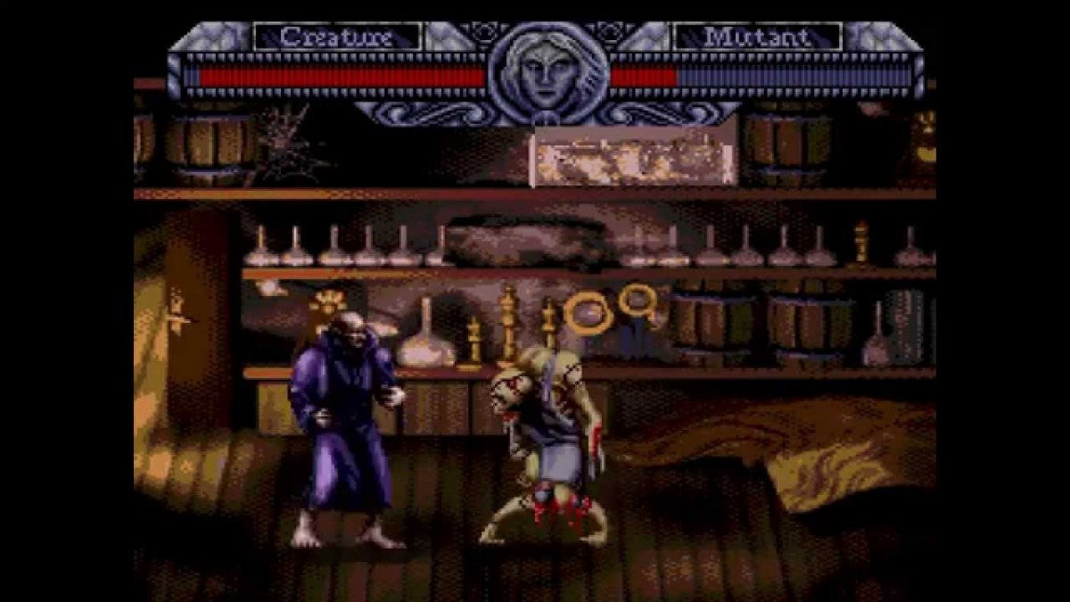 Mary Shelley’s Frankenstein and Bram Stoker’s Dracula Sega CD dual movie tie in collection interactive cinematic FMV adventure games gothic horror storytelling puzzle solving platforming action based on classic literature and film adaptations retro gaming Sega CD software video game title gameplay