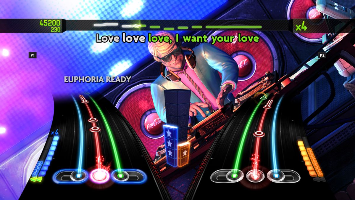 DJ Hero 2 gameplay for Xbox 360 (X360) music rhythm video game