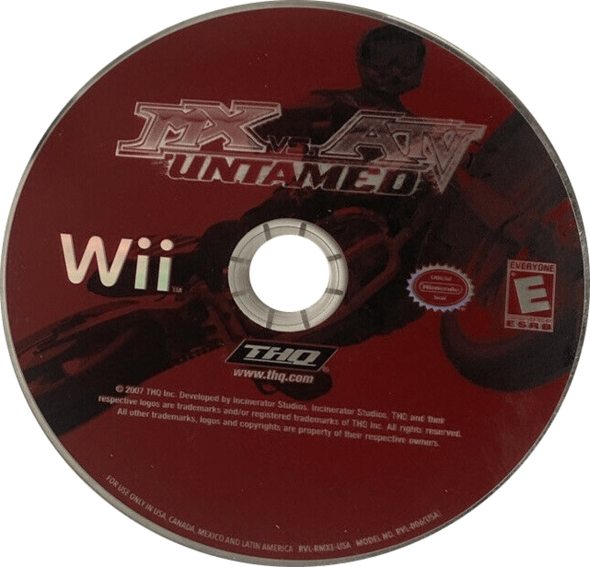 MX vs. ATV: Untamed – Nintendo Wii (Wii) off-road racing motocross simulation sports video game disc
