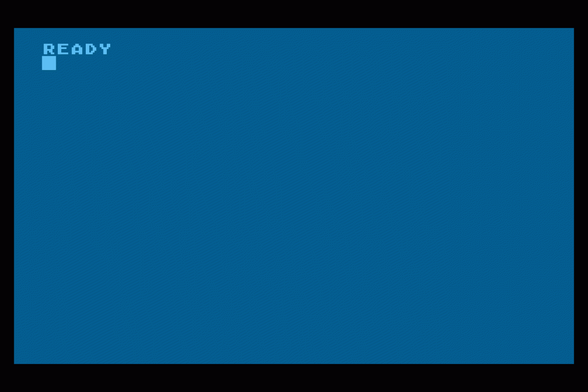 BASIC Computing Language gameplay art for Atari 400 software 