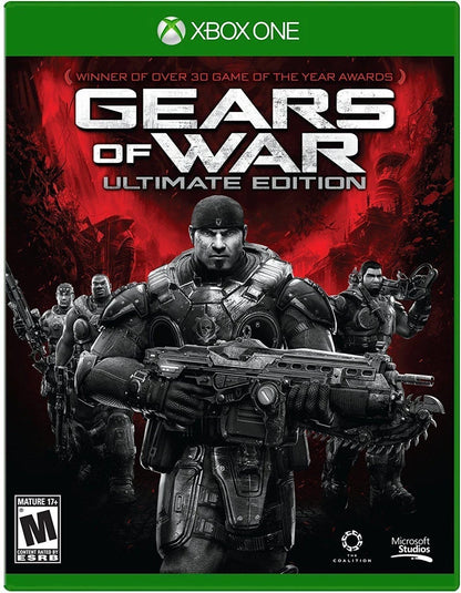 Gears of War [Ultimate Edition] cover art for Xbox One (XONE) remastered third-person shooter video game
