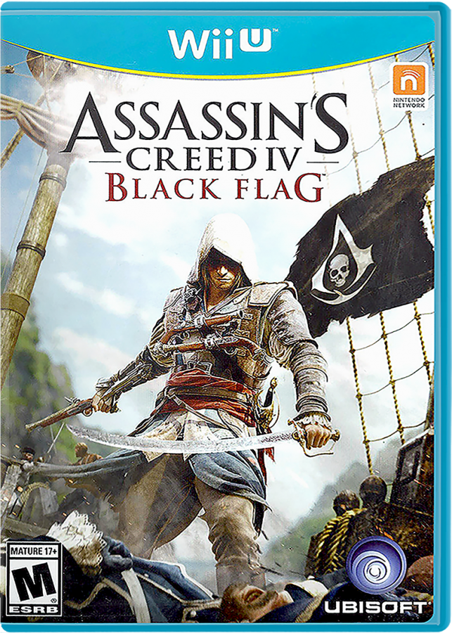 Assassin's Creed IV: Black Flag cover art for Nintendo Wii U (WiiU) video game