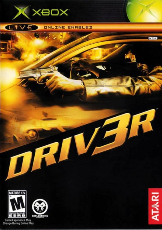 Driver 3 cover art for Xbox (XBOX) video game