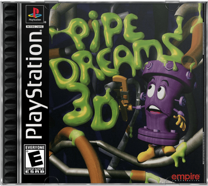 Pipe Dreams 3D cover art for PlayStation 1 (PS1) puzzle video game