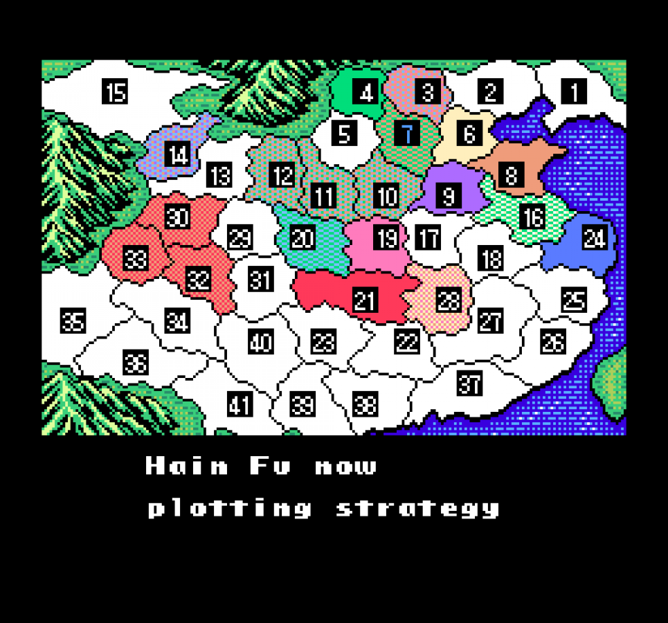 Romance of the Three Kingdoms II retro SNES video game Romance of the Three Kingdoms historical strategy simulation tactical warfare empire management turn based gameplay console title Super Nintendo release gameplay