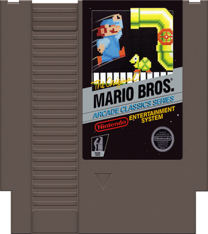 Mario Bros. Arcade Classics cartridge for Nintendo Entertainment System (NES) retro video game