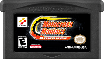 Motocross Maniacs Advance game cartridge for Game Boy Advance GBA video game