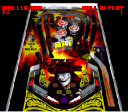 Super Pinball Behind the Mask gameplay image for Super Nintendo Entertainment System SNES retro video game