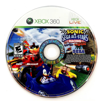 Sonic & Sega All-Stars Racing with Banjo-Kazooie disc for Xbox 360 (X360) kart racing video game