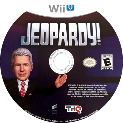 Jeopardy disc art for Nintendo Wii U (WiiU) video game