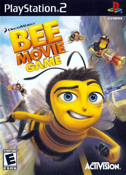 Bee Movie Game for PlayStation 2 with family-friendly adventure and movie-based theme cover art