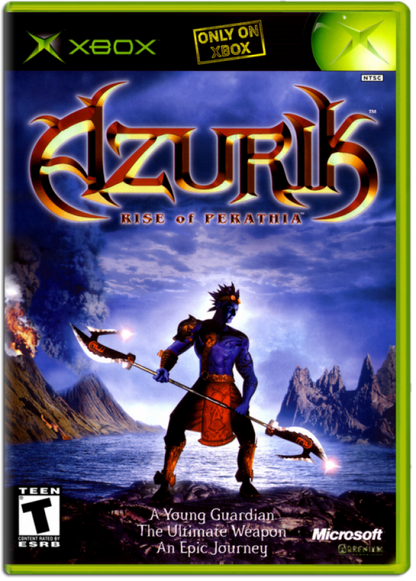 Azurik: Rise of Perathia cover art for Xbox (XBOX) video game