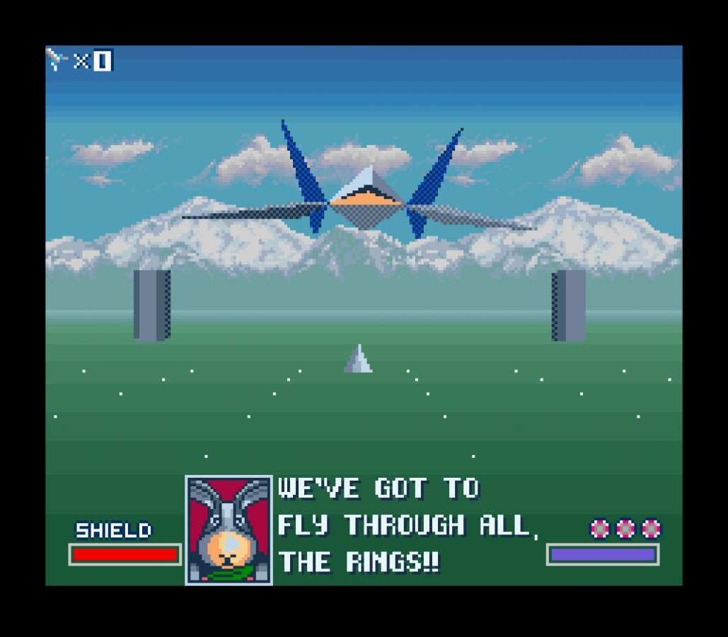 Star Fox gameplay for Super Nintendo Entertainment System (SNES) retro video game