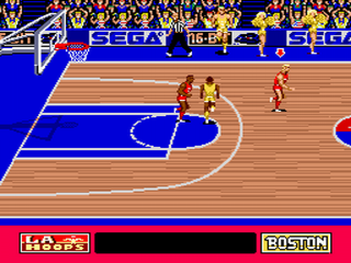 Pat Riley's Basketball gameplay for Sega Genesis (GEN) video game