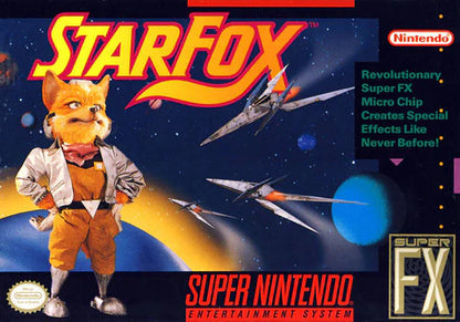 Star Fox cover art for Super Nintendo Entertainment System (SNES) video game