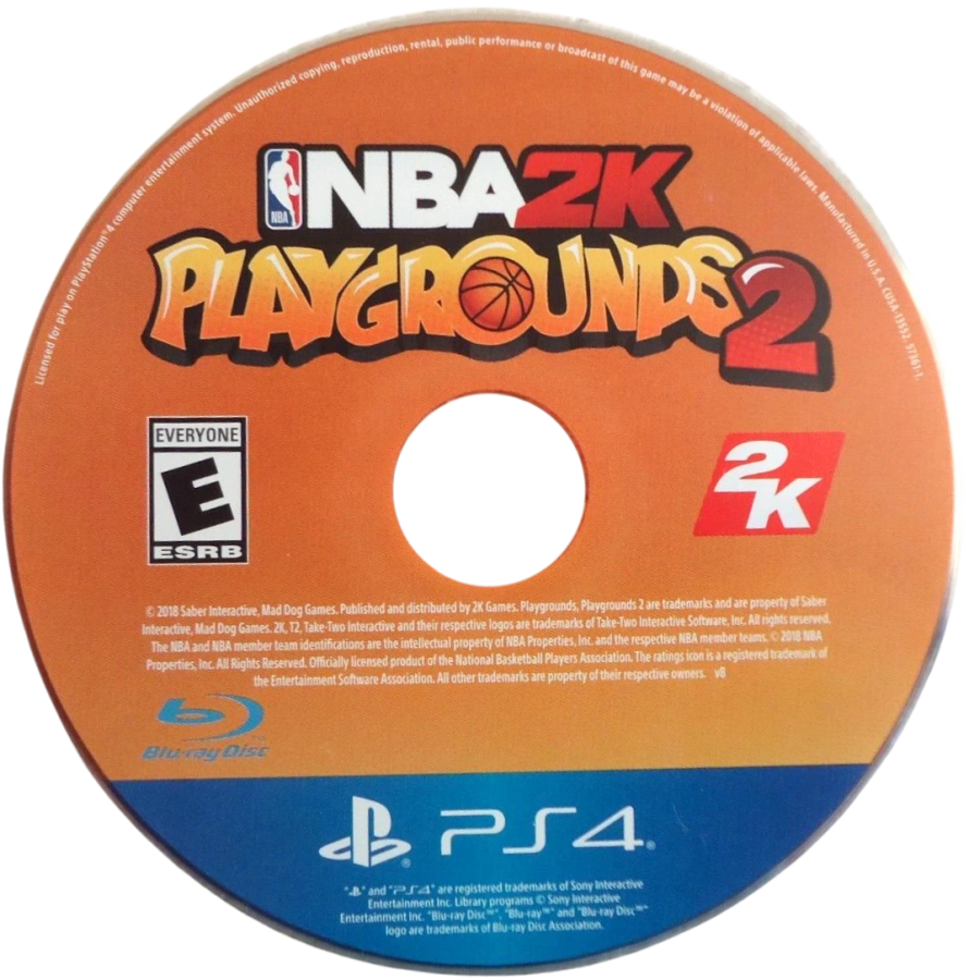 NBA 2K Playgrounds 2 – PlayStation 4 (PS4) video game disc, arcade-style basketball sports game