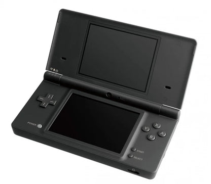 Nintendo DSi System In Black featuring Dual Camera System with touchscreen controls open view