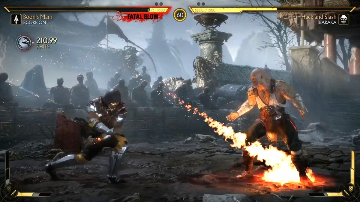 Mortal Kombat 11 gameplay for Nintendo Switch (NS). A cinematic, fast‑paced fighting game featuring a large roster, brutal combat styles, and story‑driven battles across multiple timelines.  