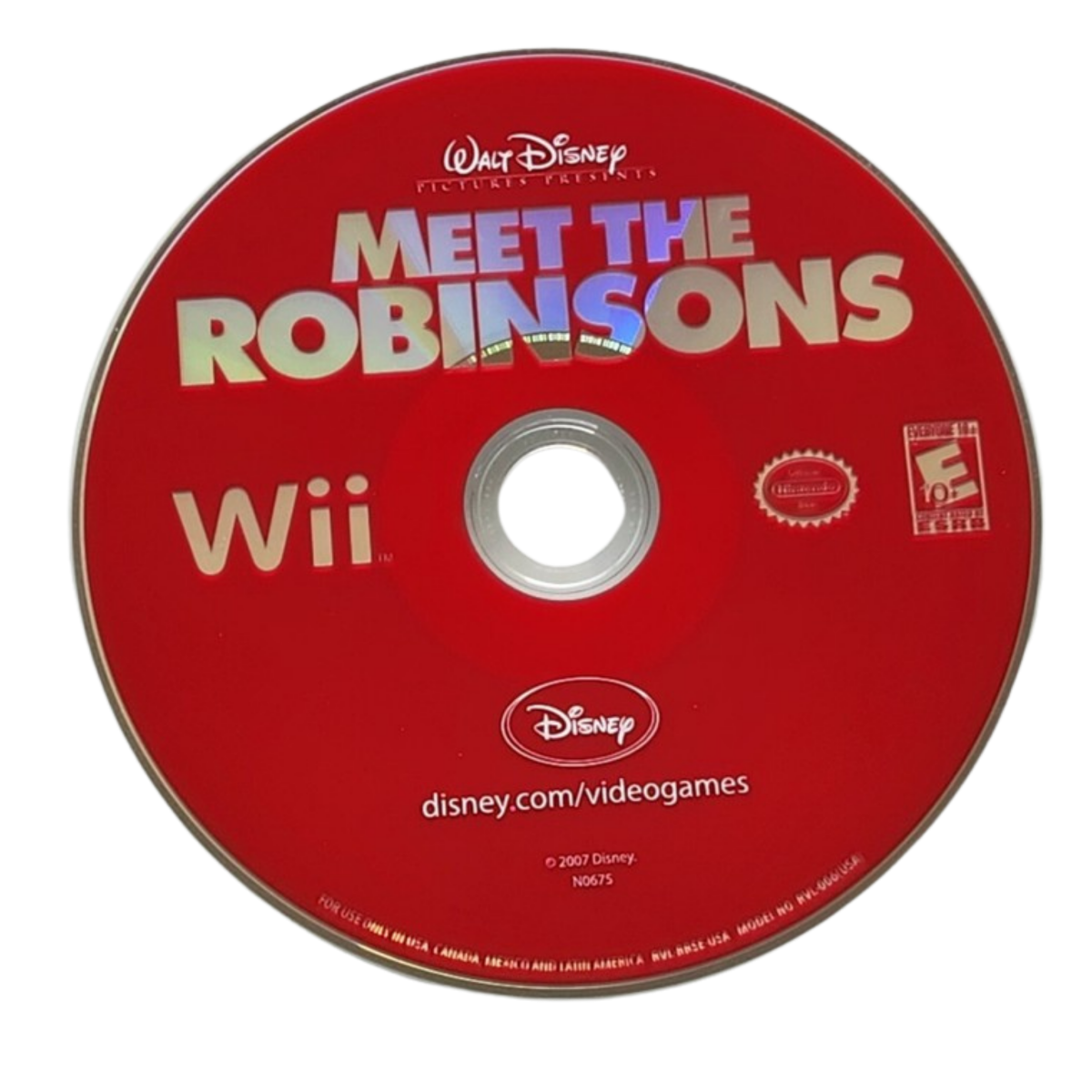 Meet the Robinsons Nintendo Wii for action adventure video game fans featuring time travel exploration futuristic environments inventive gadgets puzzle solving platforming challenges robotic enemies and Disney animated movie characters family friendly gameplay collectible gaming appeal disc
