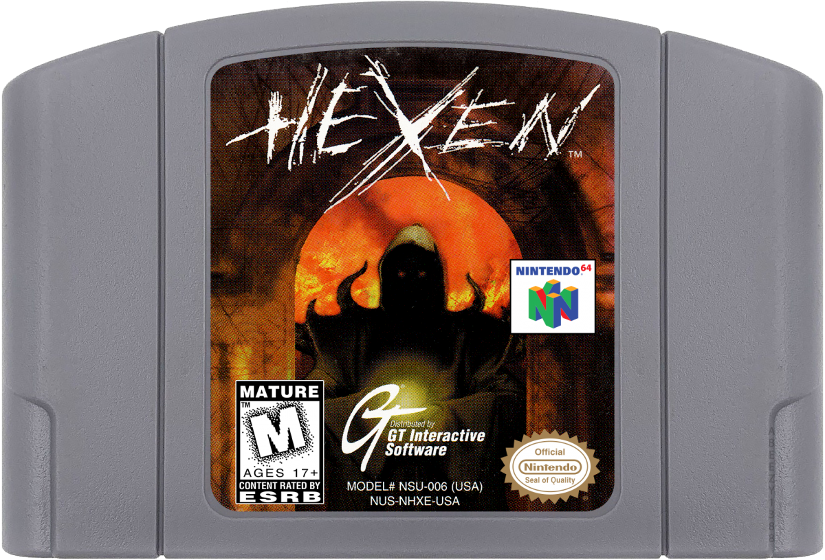 Hexen cartridge for Nintendo 64 N64 video game