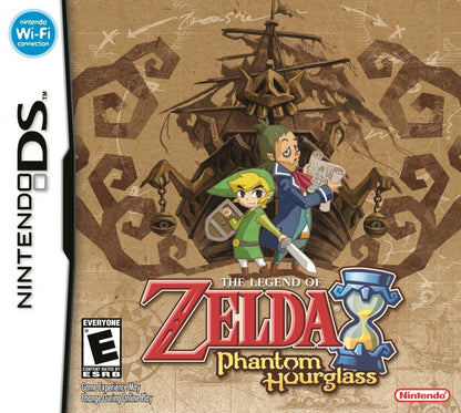The Legend of Zelda: Phantom Hourglass cover art for Nintendo DS (DS) action adventure video game