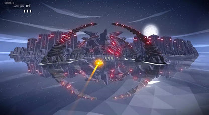 Aaero Complete Edition Nintendo Switch for retro video game enthusiasts featuring rhythm action gameplay music synchronized flight mechanics fast paced shooting sequences neon visual style immersive electronic soundtrack and collectible gaming appeal gameplay