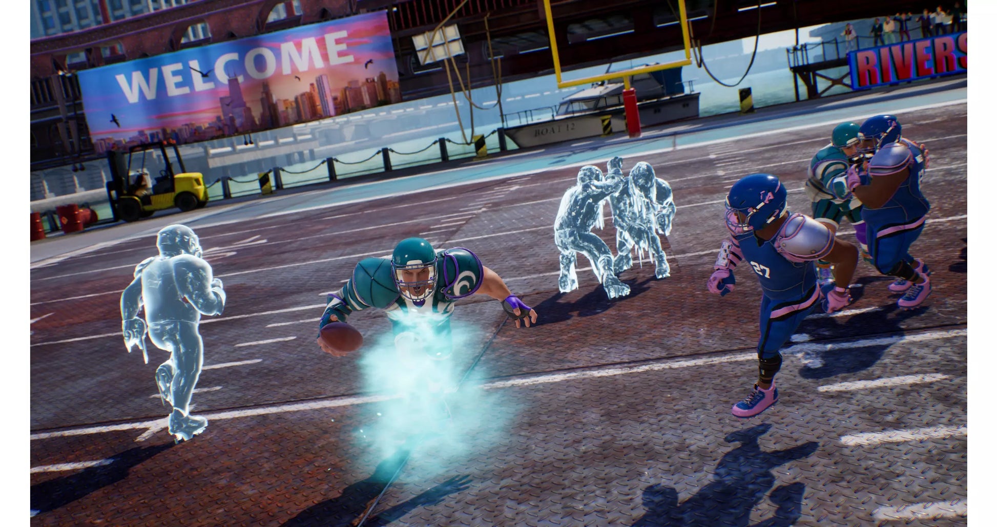 Wild Card Football gameplay image for Nintendo Switch (NS) video game