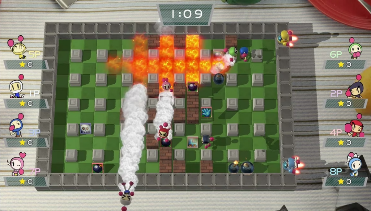 Super Bomberman R gameplay for Nintendo Switch (NS) video game