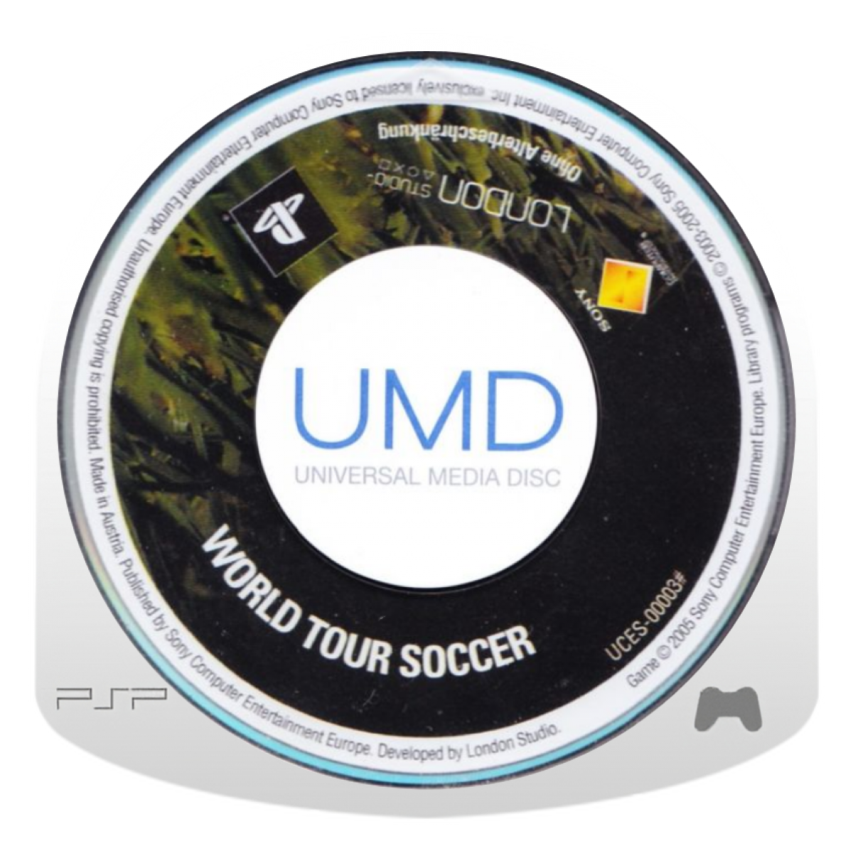 World Tour Soccer PlayStation Portable PSP for soccer sports video game fans featuring international football matches national teams realistic passing shooting dribbling tackling tournament modes player management and competitive multiplayer gameplay collectible gaming appeal UMD