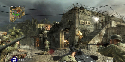 Call of Duty: World at War – Final Fronts for PlayStation 2 with World War II themed military action gameplay