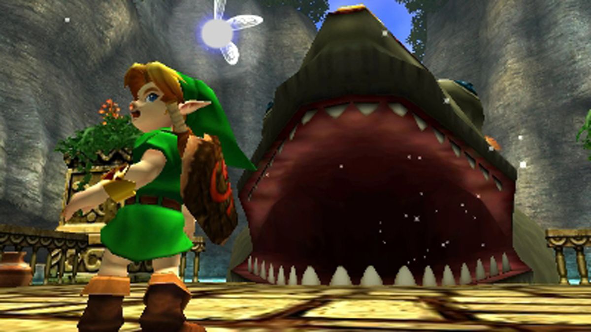 The Legend of Zelda Ocarina of Time Collectors Edition Nintendo 64 N64 gold cartridge action adventure game Link Hyrule classic Zelda series puzzle solving dungeon exploration boss battles Nintendo retro gaming cartridge video game title gameplay