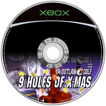 Outlaw Golf: 9 Holes of X-Mas disc for Xbox (XBOX) video game