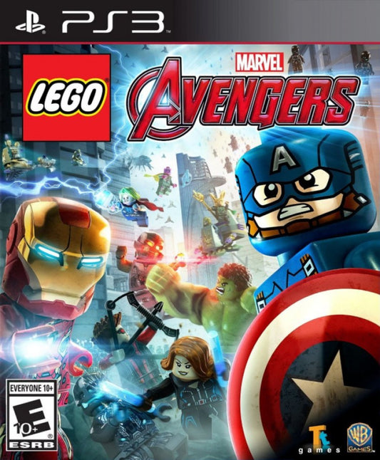 LEGO Marvel Avengers PlayStation 3 PS3 cover art collectible superhero action adventure game authentic classic gaming cover art 