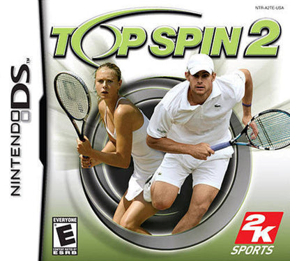 Top Spin 2 cover art for Nintendo DS (DS) tennis sports video game