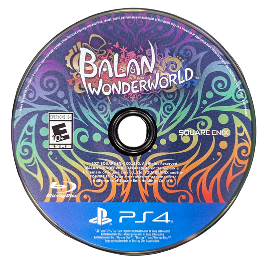 Balan Wonderland for PlayStation 4 (PS4) at Gamers INC, featuring a whimsical musical platforming adventure where you explore the mysterious Wonderworld using over 80 unique costumes that grant special abilities, all wrapped in colorful stages and theatrical storytelling from the creators of classic Sonic-era platformers disc