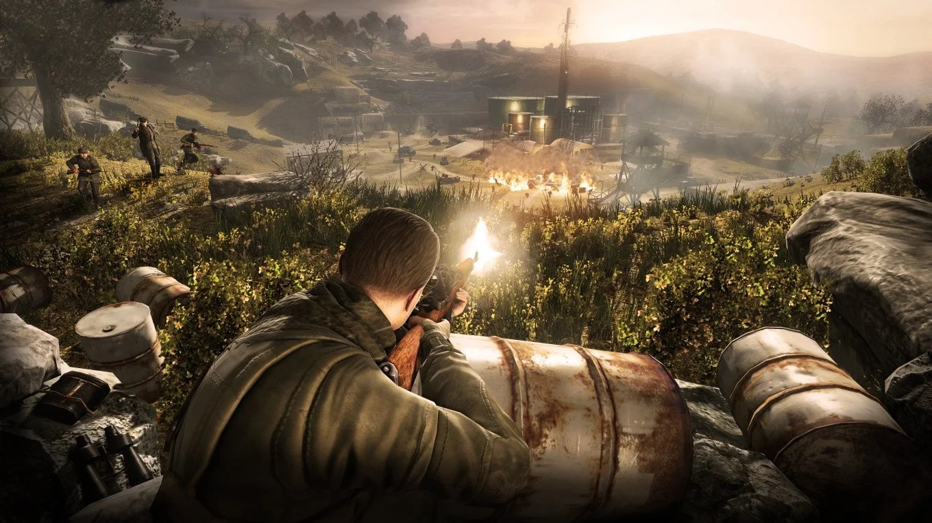 Sniper Elite V2 gameplay for Nintendo Wii U (WiiU) video game. 