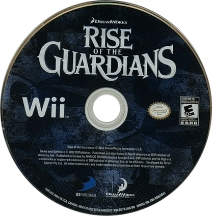 Rise of the Guardians – Nintendo Wii (Wii) action-adventure fantasy family video game disc