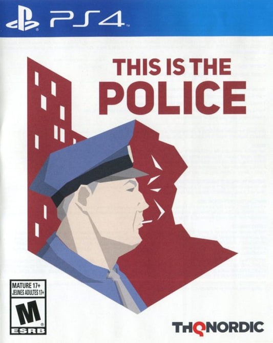 This Is the Police – PlayStation 4 (PS4) video game cover image, strategy adventure.