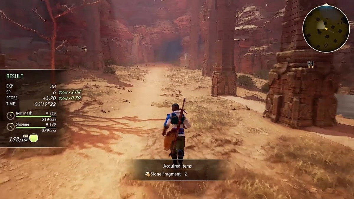 Tales of Arise for PlayStation 4 (PS4) featuring a stylish action JRPG where two warriors from rival worlds unite to overthrow oppressive rulers; fight with fast, flashy combo-based combat, explore vibrant landscapes, and experience a character-driven story about freedom, identity, and sacrifice gameplay screenshot