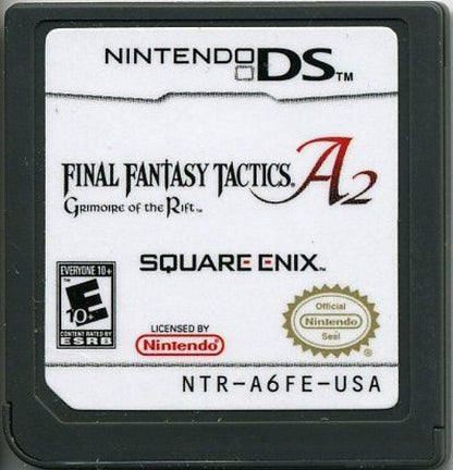 Final Fantasy Tactics A2 cartridge for Nintendo DS (DS) tactical RPG fantasy video game