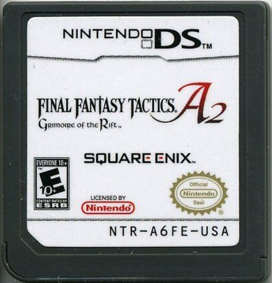 Final Fantasy Tactics A2 cartridge for Nintendo DS (DS) tactical RPG fantasy video game
