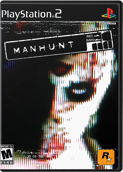 Manhunt cover art for PlayStation 2 (PS2) video game