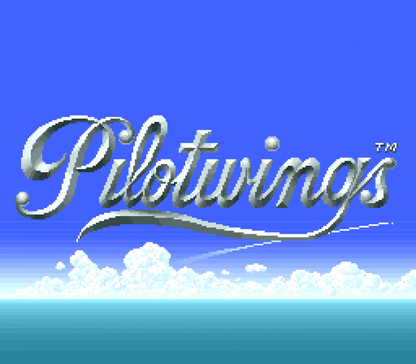 Pilotwings – Super Nintendo Entertainment System (SNES) Title Screen Art
 
