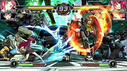 Dengeki Bunko Fighting Climax Japanese import release for the PlayStation Vita featuring 2D fighting gameplay with crossover anime characters assist mechanics fast paced combat and competitive versus modes gameplay  