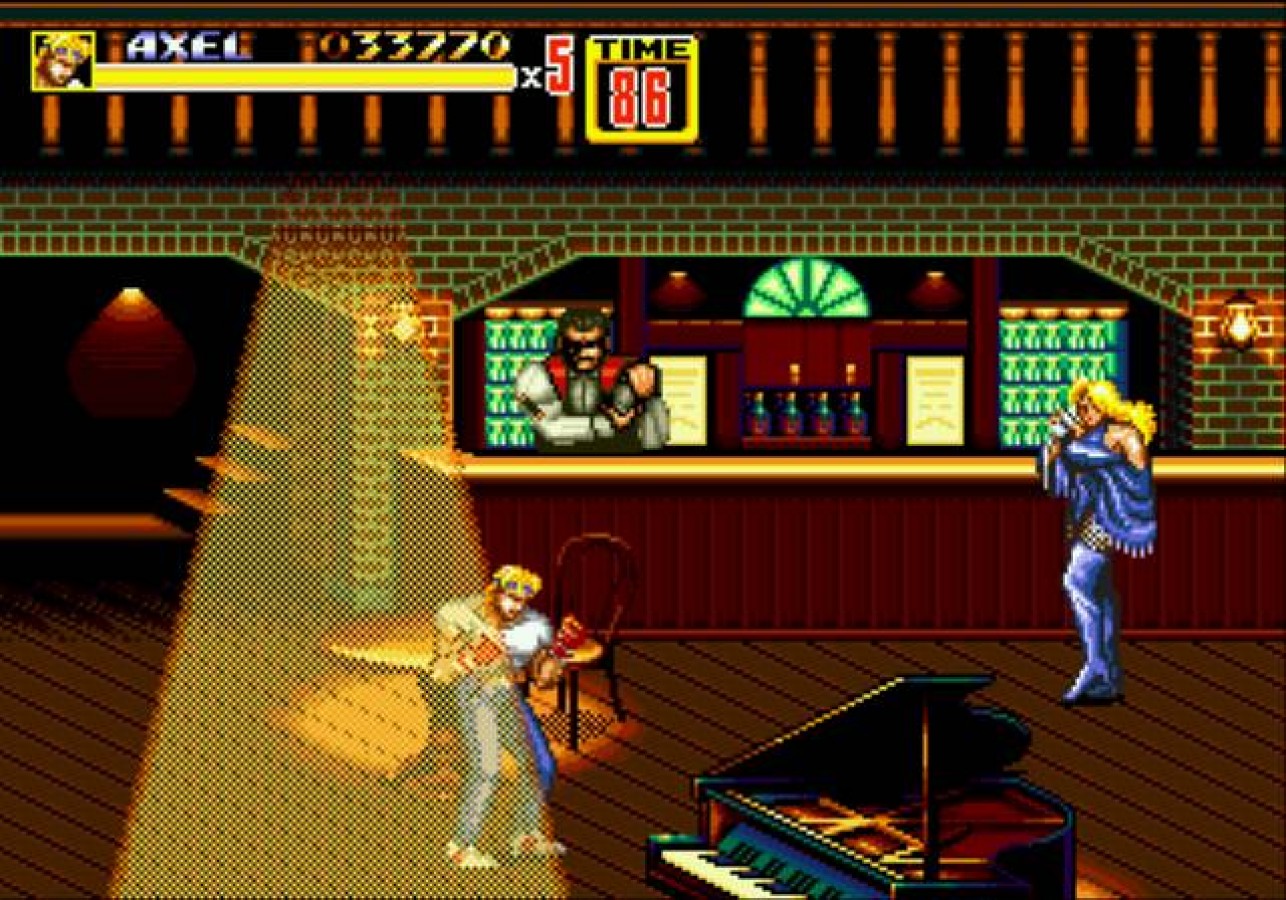 Streets of Rage 2 cartridge for the Sega Genesis not for resale variant featuring 16 bit side scrolling beat em up gameplay with cooperative multiplayer iconic soundtrack and intense street fighting action gameplay