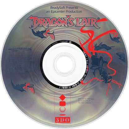 Dragon’s Lair disc for Panasonic 3DO (3DO) interactive animated adventure video game